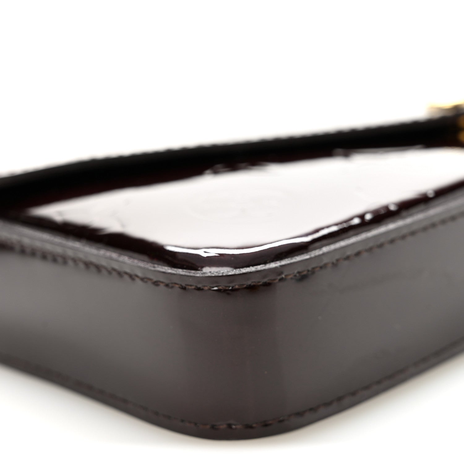 Louis Vuitton Vernis Pochette Felicie Chain Wallet Amarante