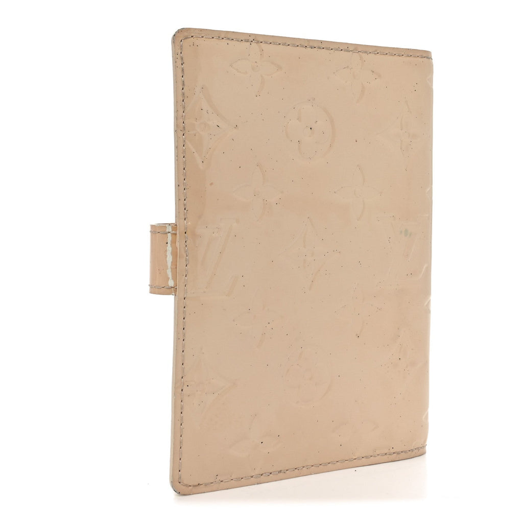 Louis Vuitton Vernis Small Ring Agenda Cover Marshmallow