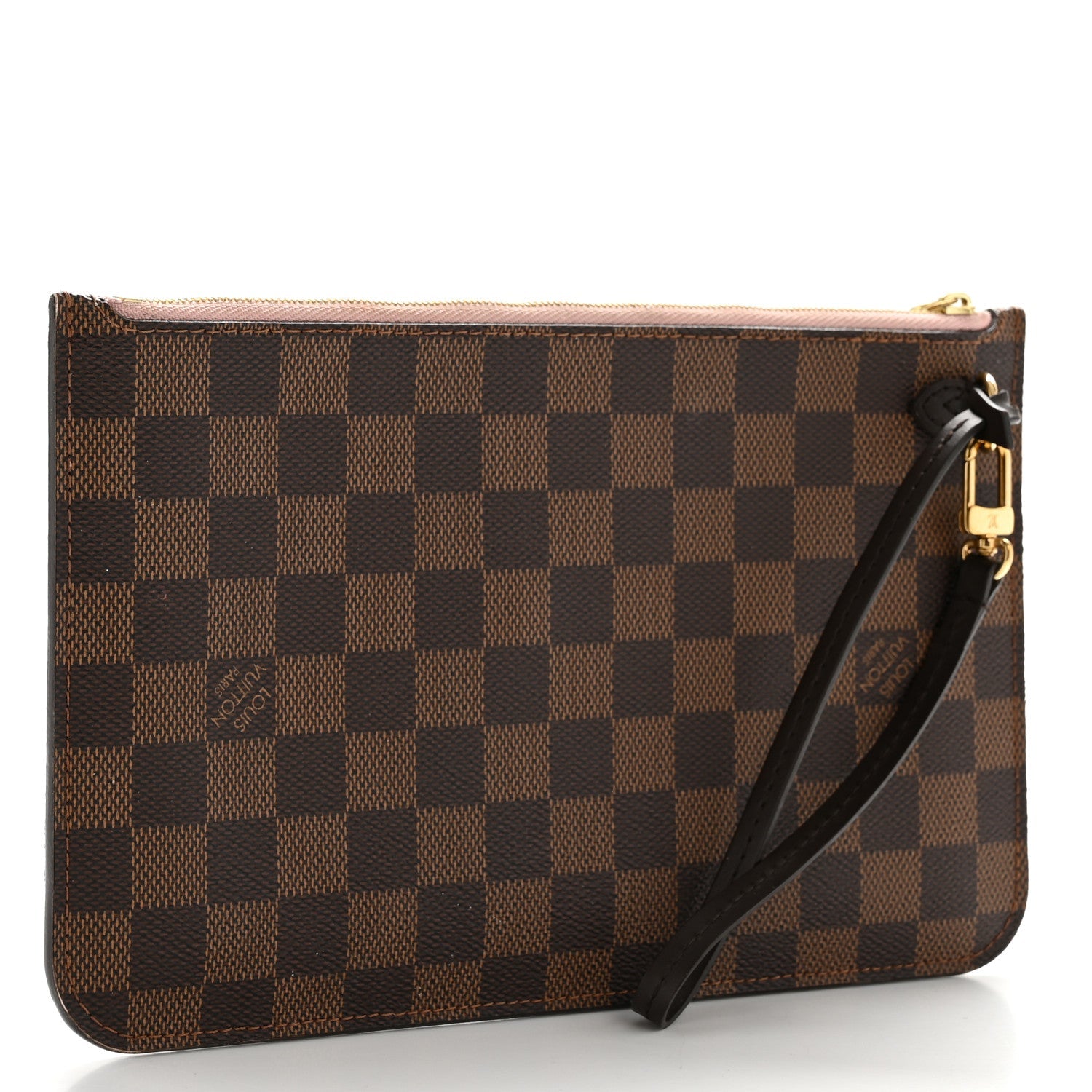 Louis Vuitton Damier Ebene Neverfull MM GM Pochette Rose Ballerine