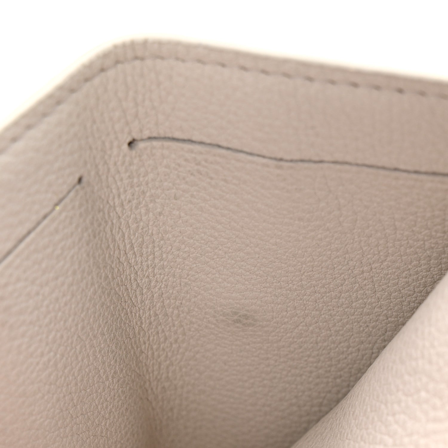 Louis Vuitton Calfskin Lockmini Wallet White