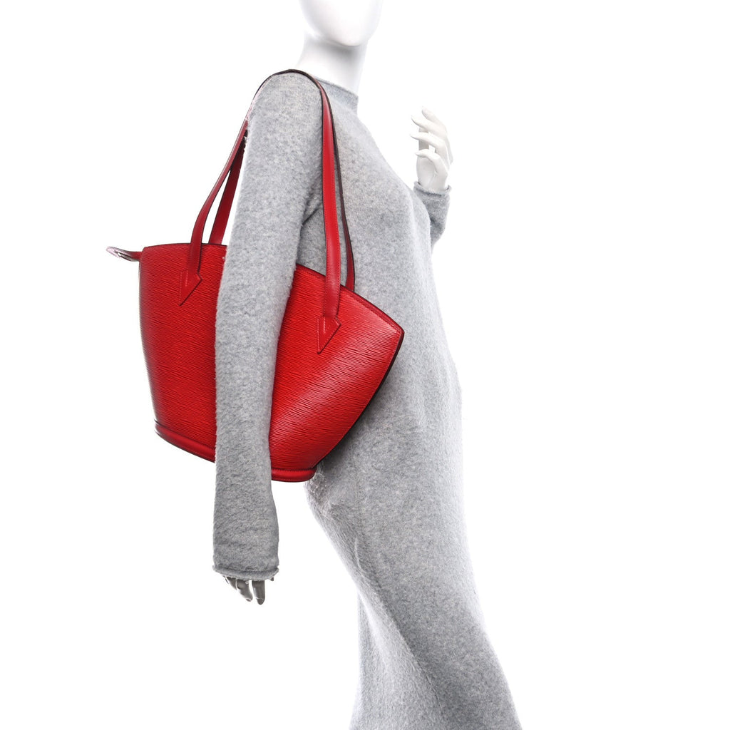 Louis Vuitton Epi Saint Jacques GM Castillan Red