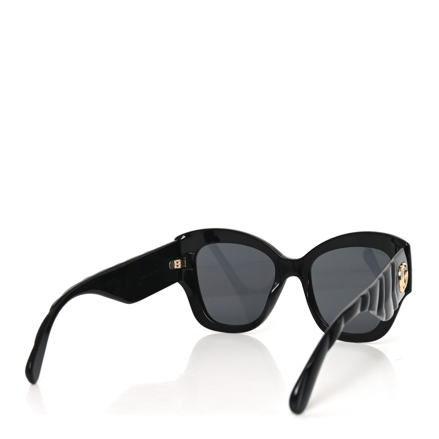Gucci Acetate GG Butterfly Sunglasses GG0808S Black