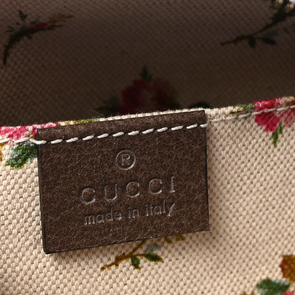 Gucci GG Supreme Monogram Web Neo Vintage Shoulder Bag Beige New Acero Crop