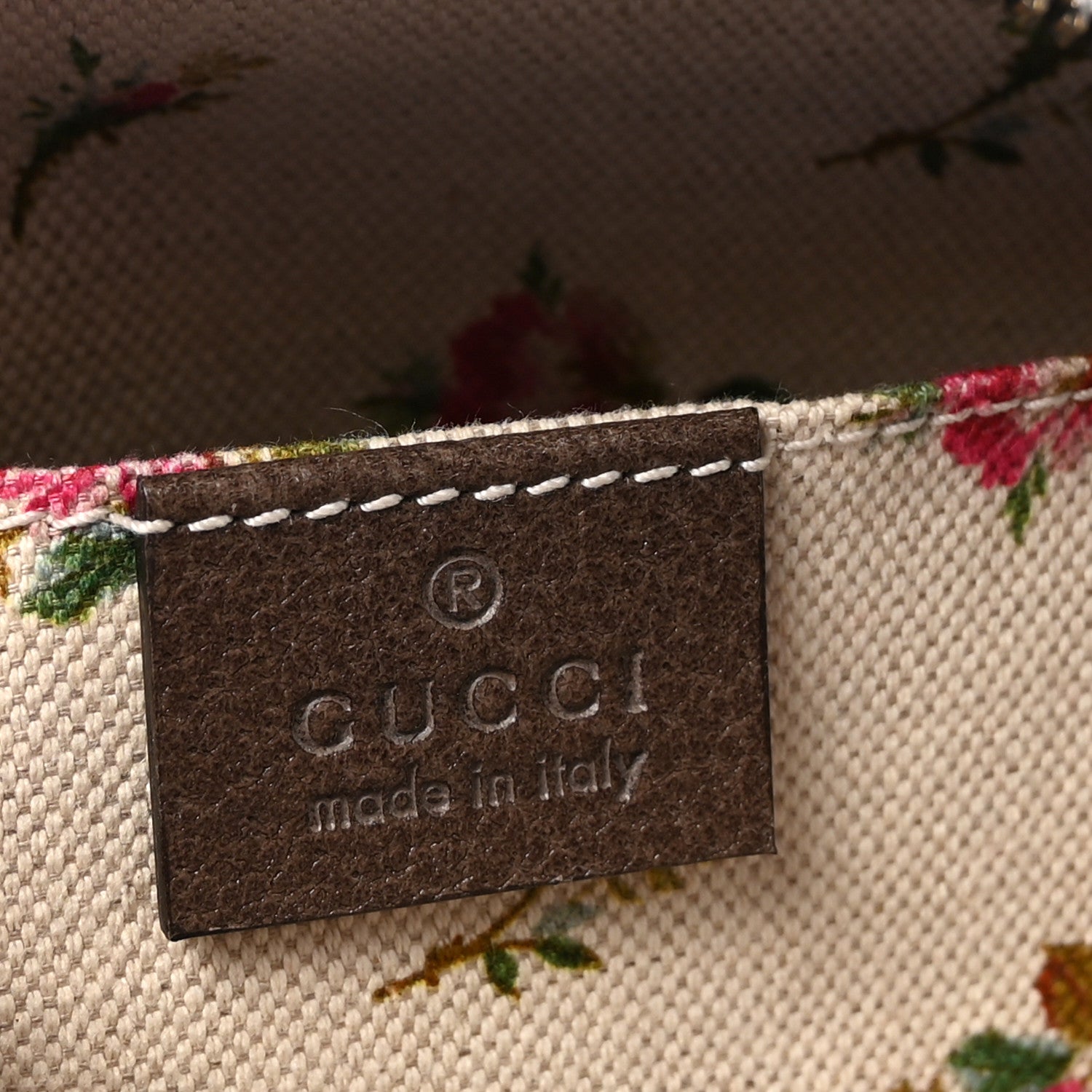 Gucci GG Supreme Monogram Web Neo Vintage Shoulder Bag Beige New Acero Crop