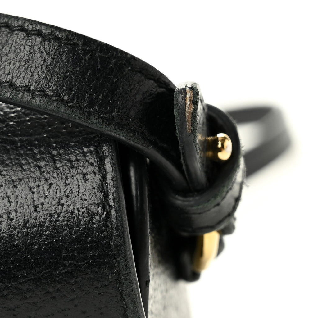 Gucci Calfskin Horsebit 1955 Shoulder Bag Black