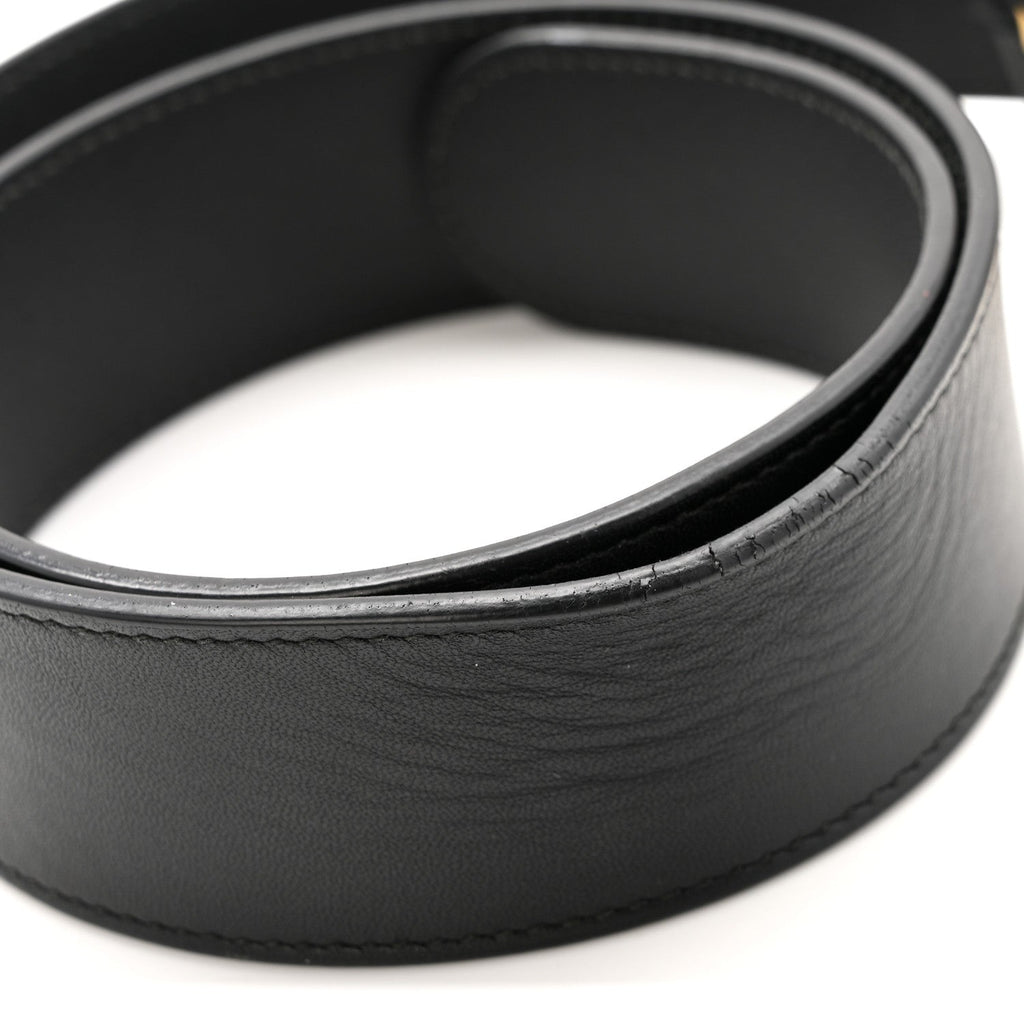 Gucci Calfskin Double G 40mm Belt 70 28 Black