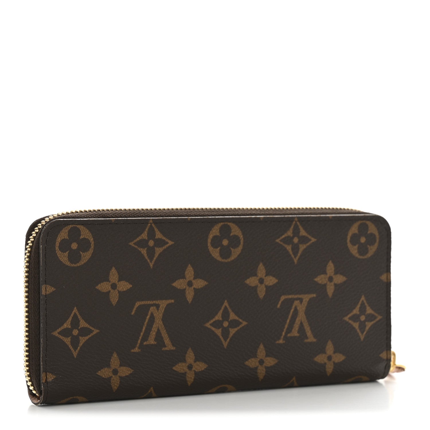 Louis Vuitton Monogram Clemence Wallet Rose Ballerine