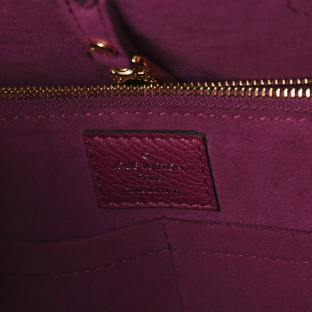Louis Vuitton Calfskin Monogram Kimono Tote Grape