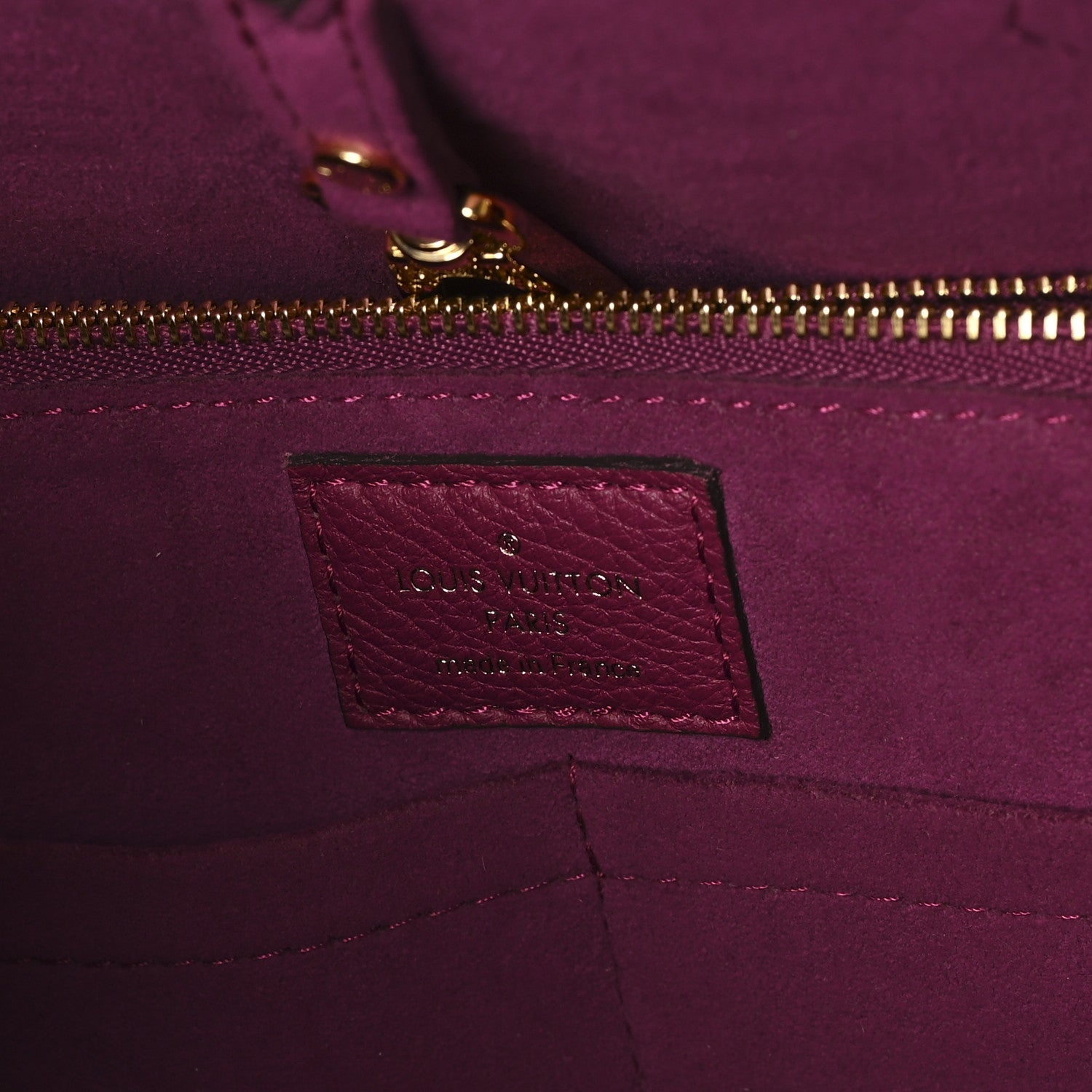 Louis Vuitton Calfskin Monogram Kimono Tote Grape