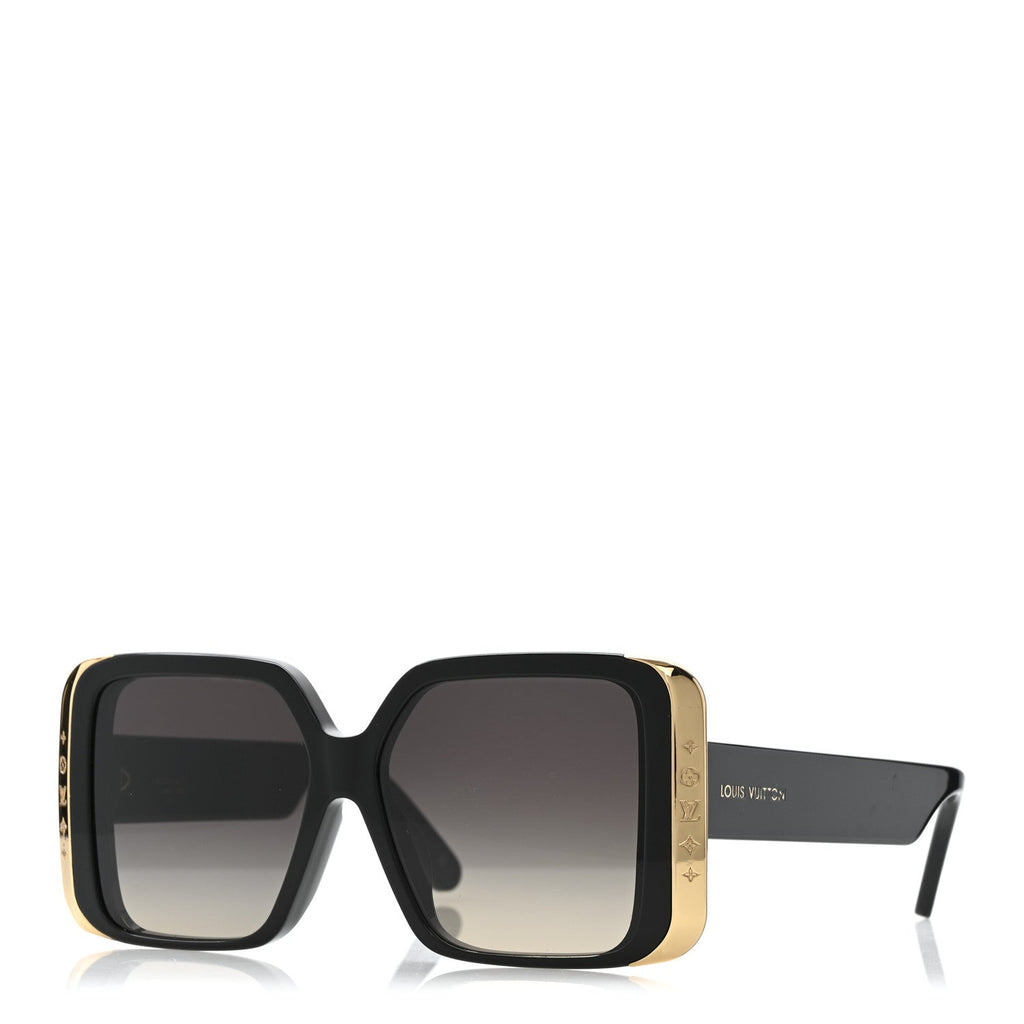 Louis Vuitton Acetate LV Moon Square Sunglasses Z1664W Black
