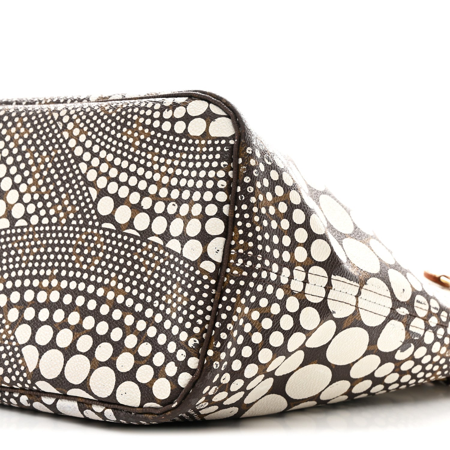 Louis Vuitton Monogram Kusama Waves Neverfull MM White
