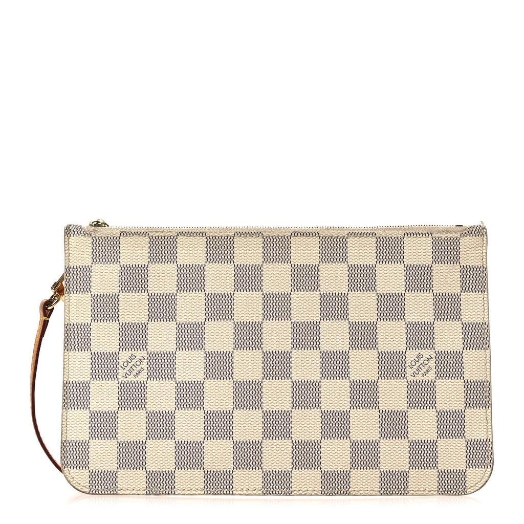 Louis Vuitton Damier Azur Neverfull MM GM Pochette