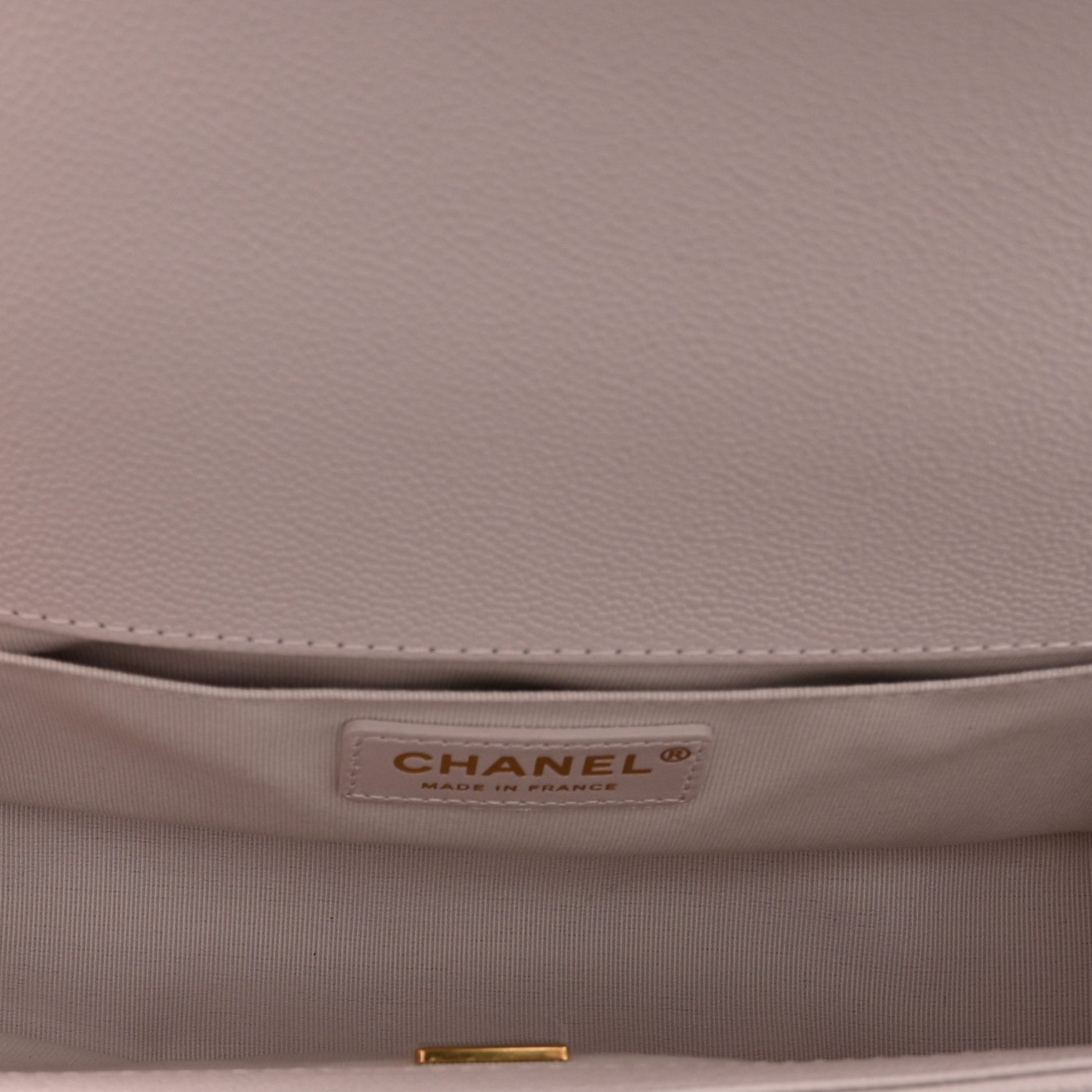 Chanel Caviar Quilted Chain Around Medium Boy Flap Light Purple