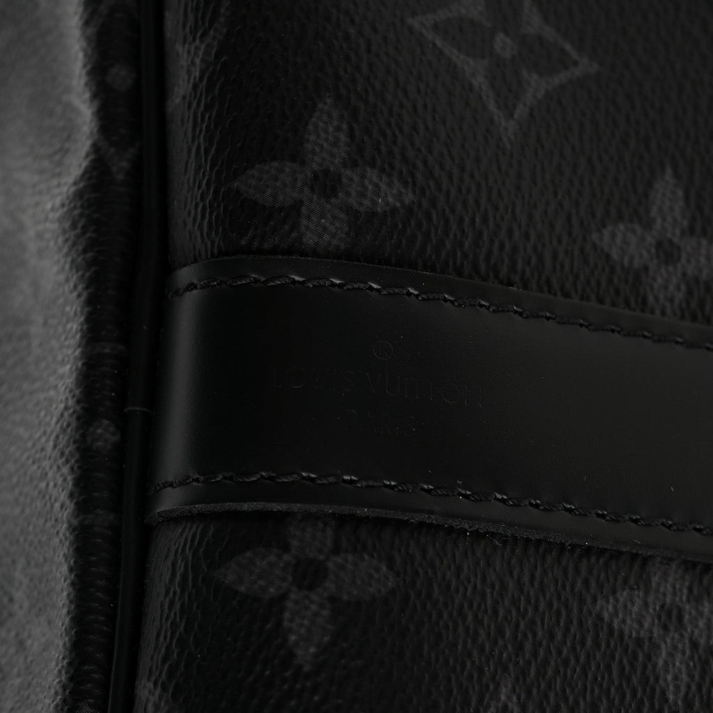 Louis Vuitton Monogram Eclipse Keepall Bandouliere 55