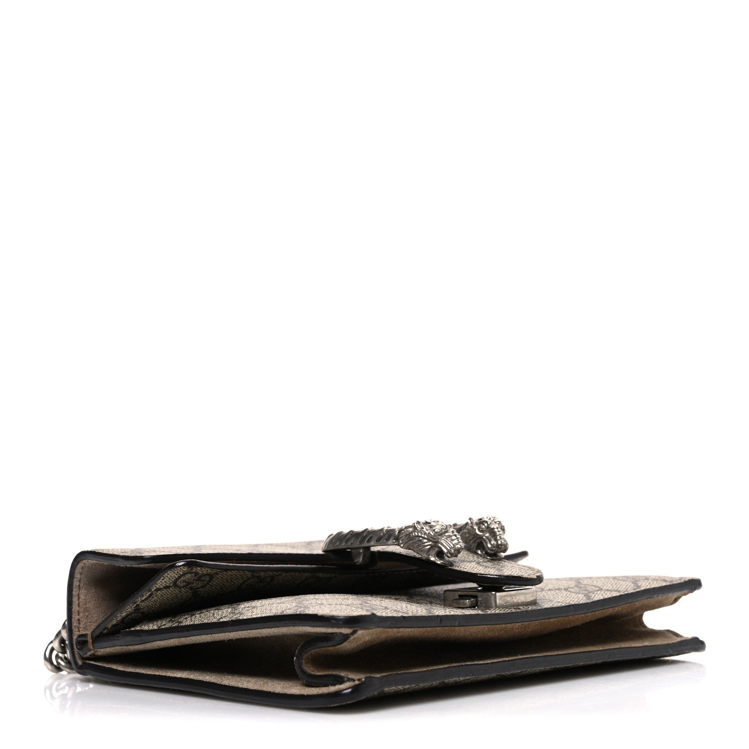 Gucci GG Supreme Monogram Mini Dionysus Shoulder Bag Taupe