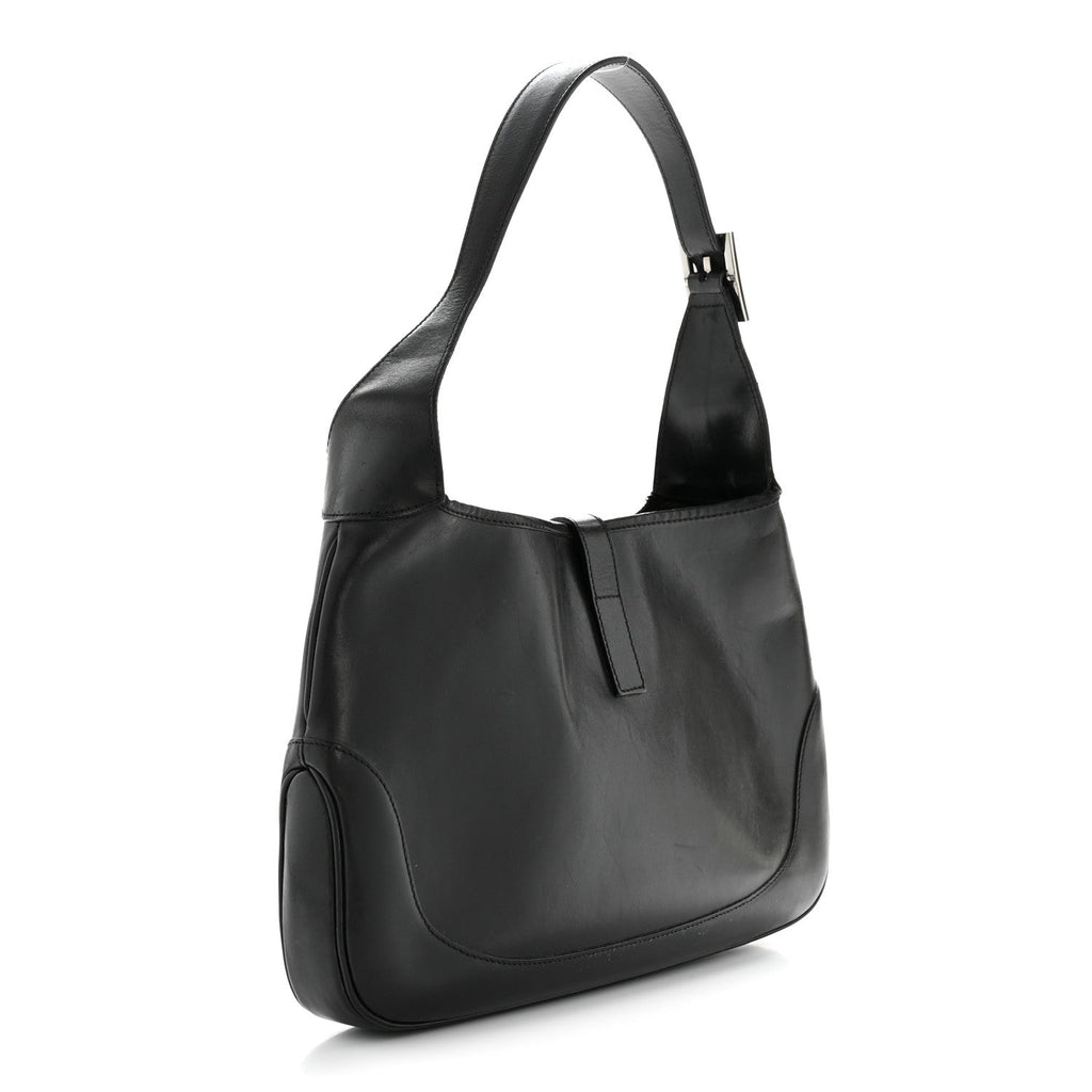 Gucci Calfskin Small Jackie O Hobo Black
