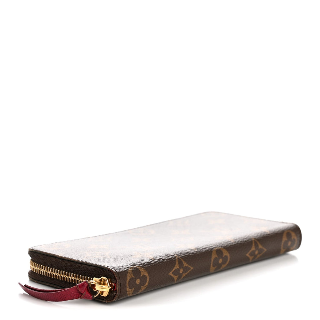Louis Vuitton Monogram Clemence Wallet Fuchsia
