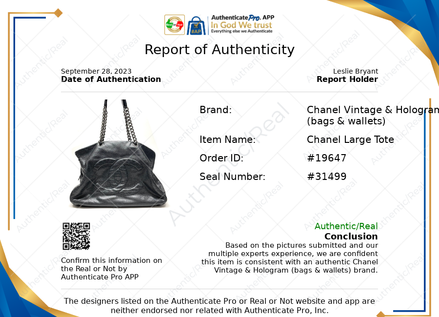 Tote Luxury Designer By Chanel  Size: Large