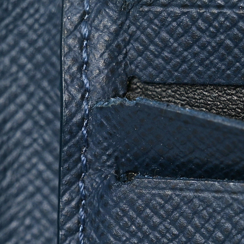 Louis Vuitton Epi Initials Pocket Organizer Blue Marine