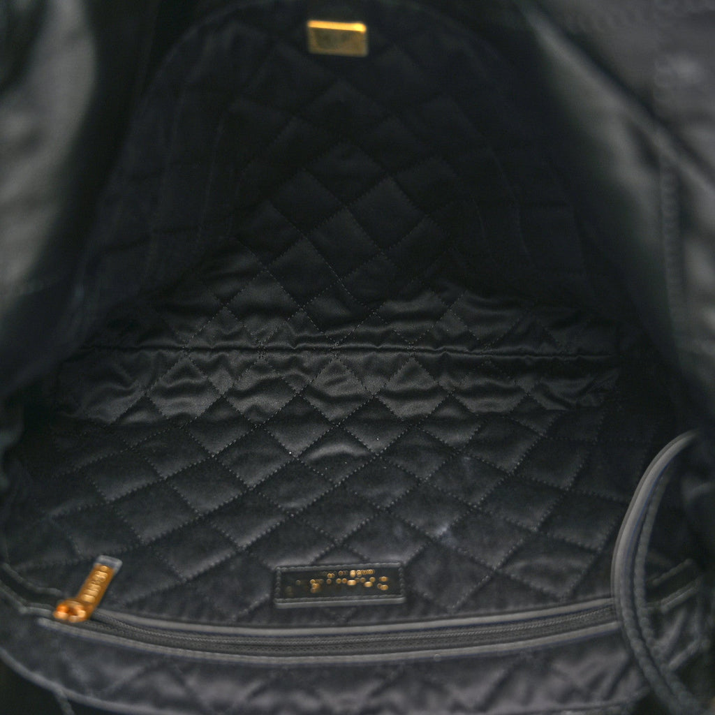 Chanel Shiny Calfskin Quilted Small Chanel 22 Black