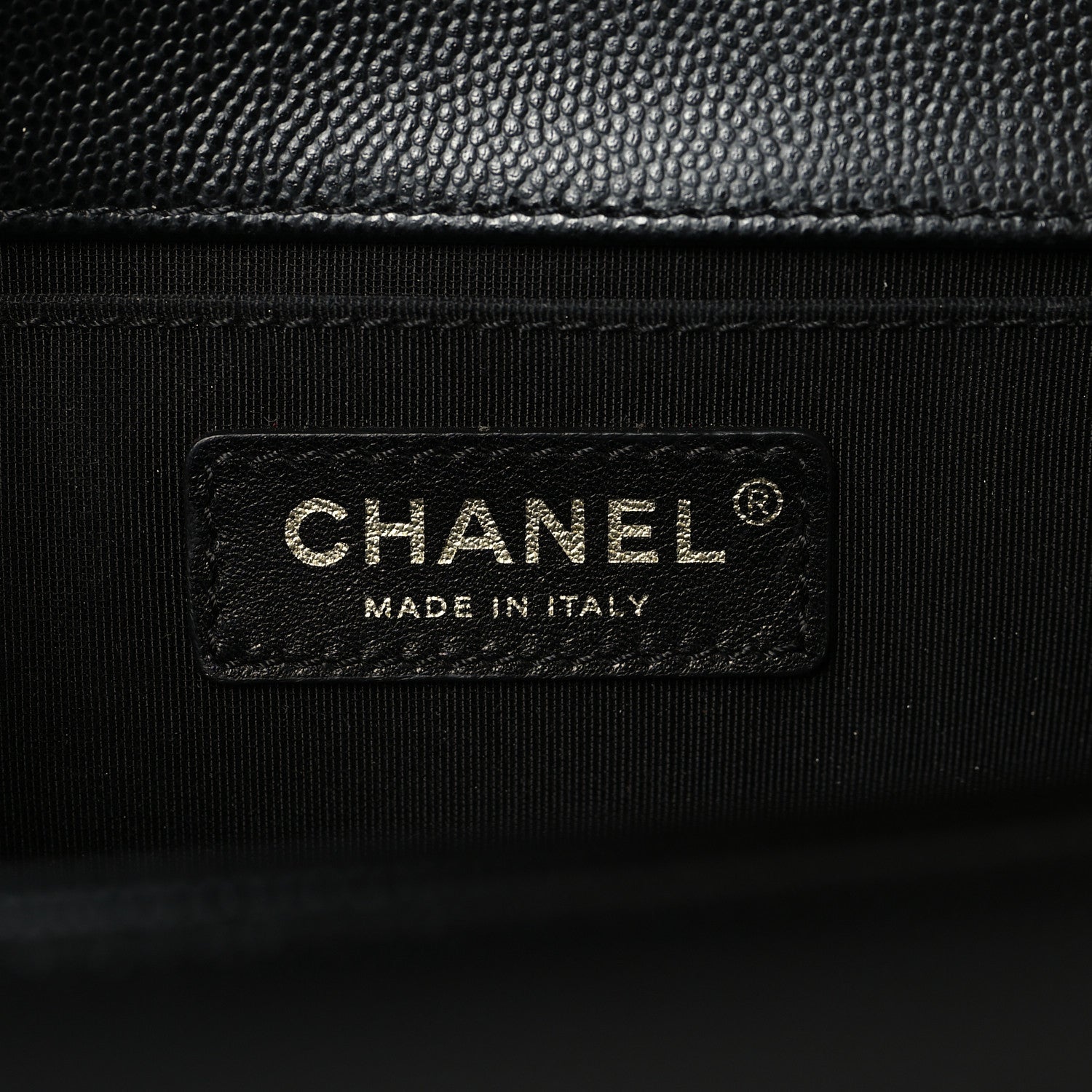 Chanel Caviar Quilted Medium Boy Flap Black