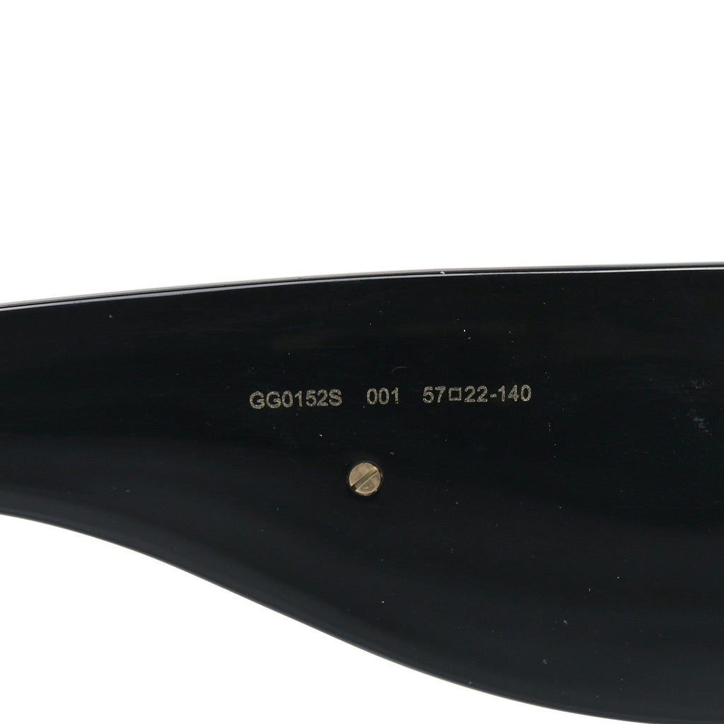Gucci Oversized Aviator Sunglasses GG0152S Black