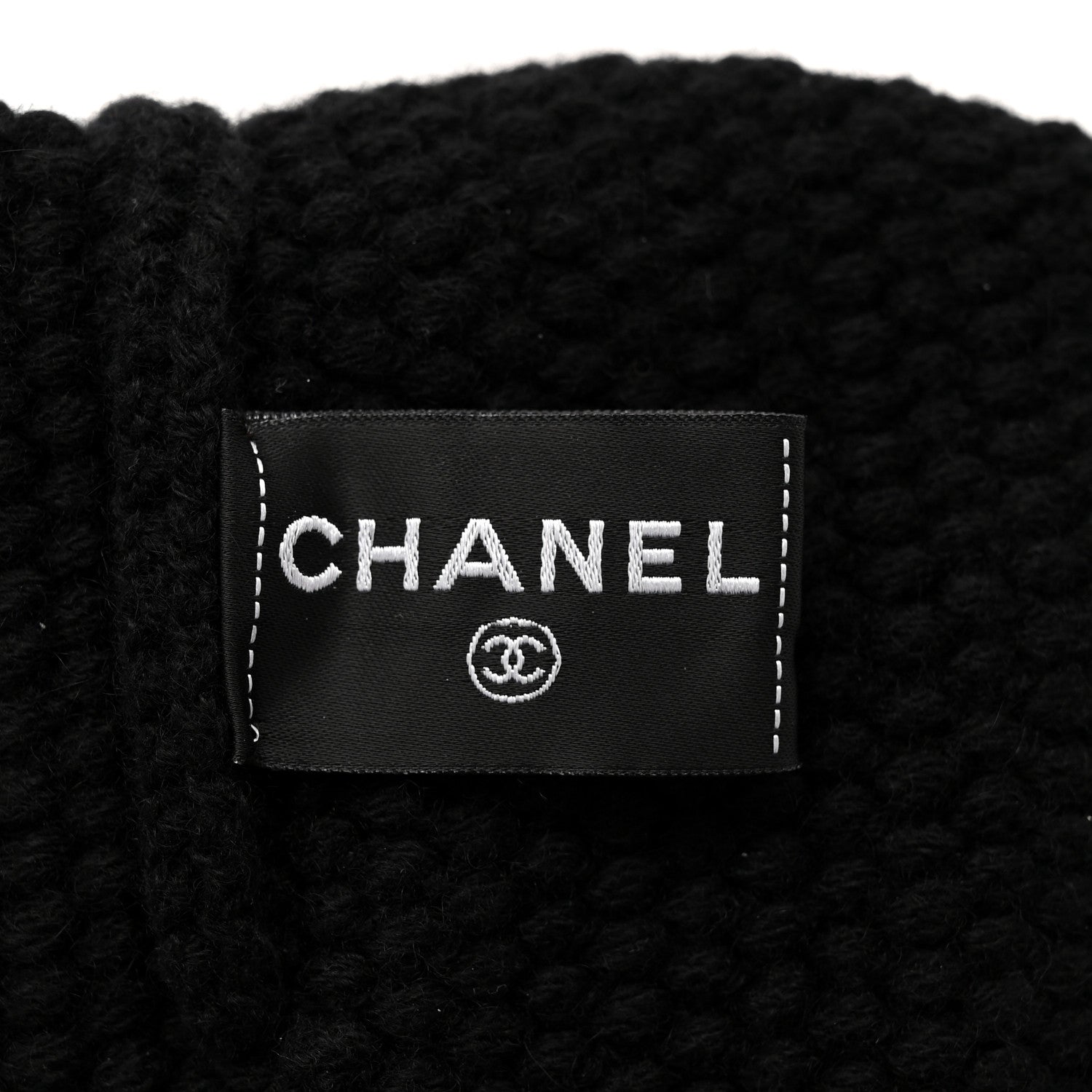 Cashmere CC Beanie Hat Black Pink