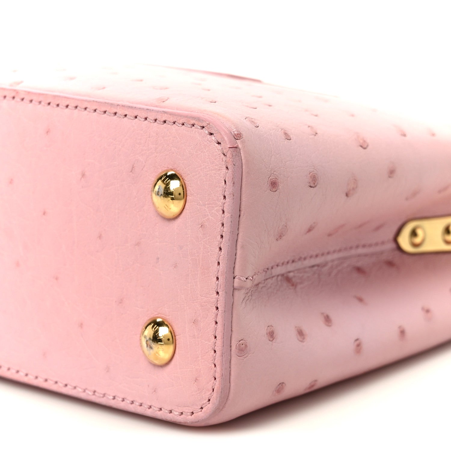 Louis Vuitton Ostrich Capucines Mini Pink
