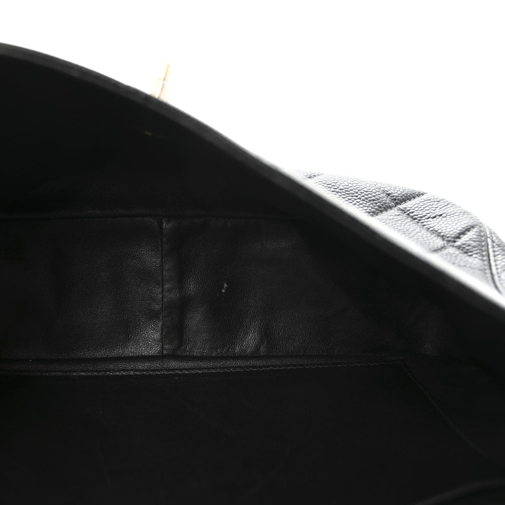 Chanel Caviar Quilted Jumbo Single Flap Black