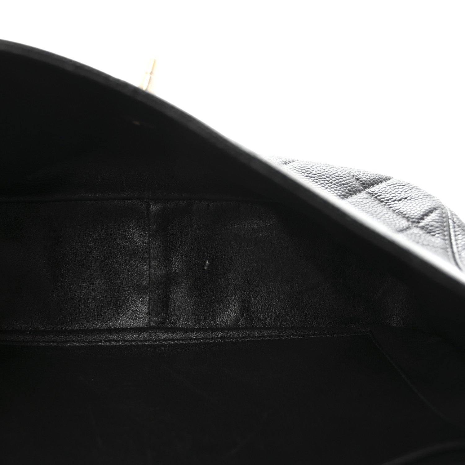Chanel Caviar Quilted Jumbo Single Flap Black