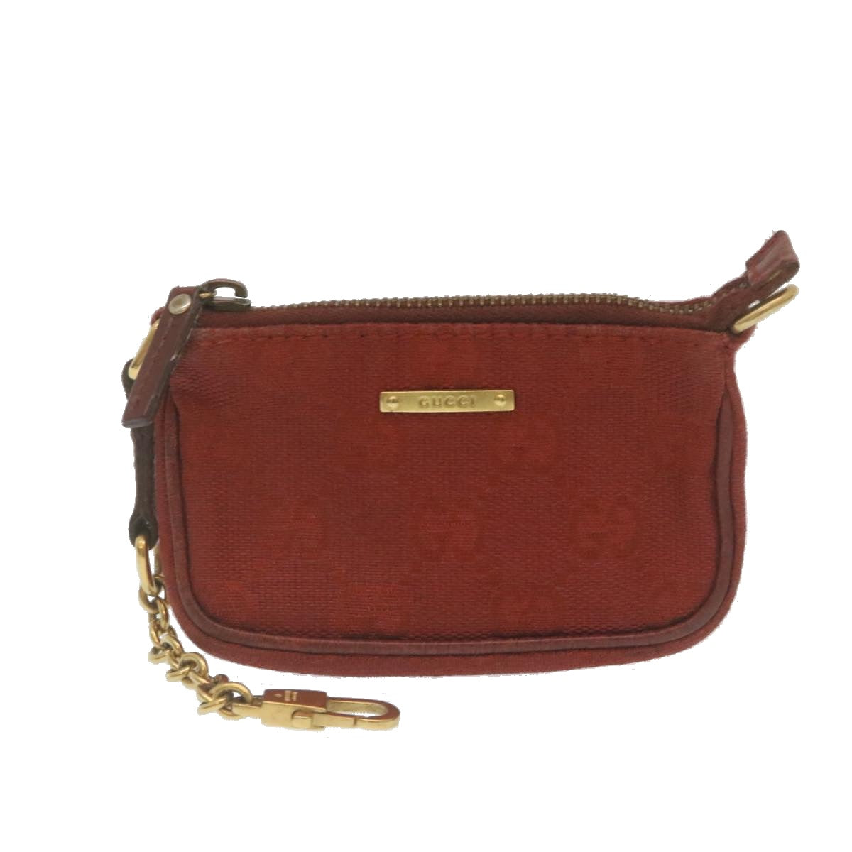 GUCCI GG Canvas Coin Purse Red  29473