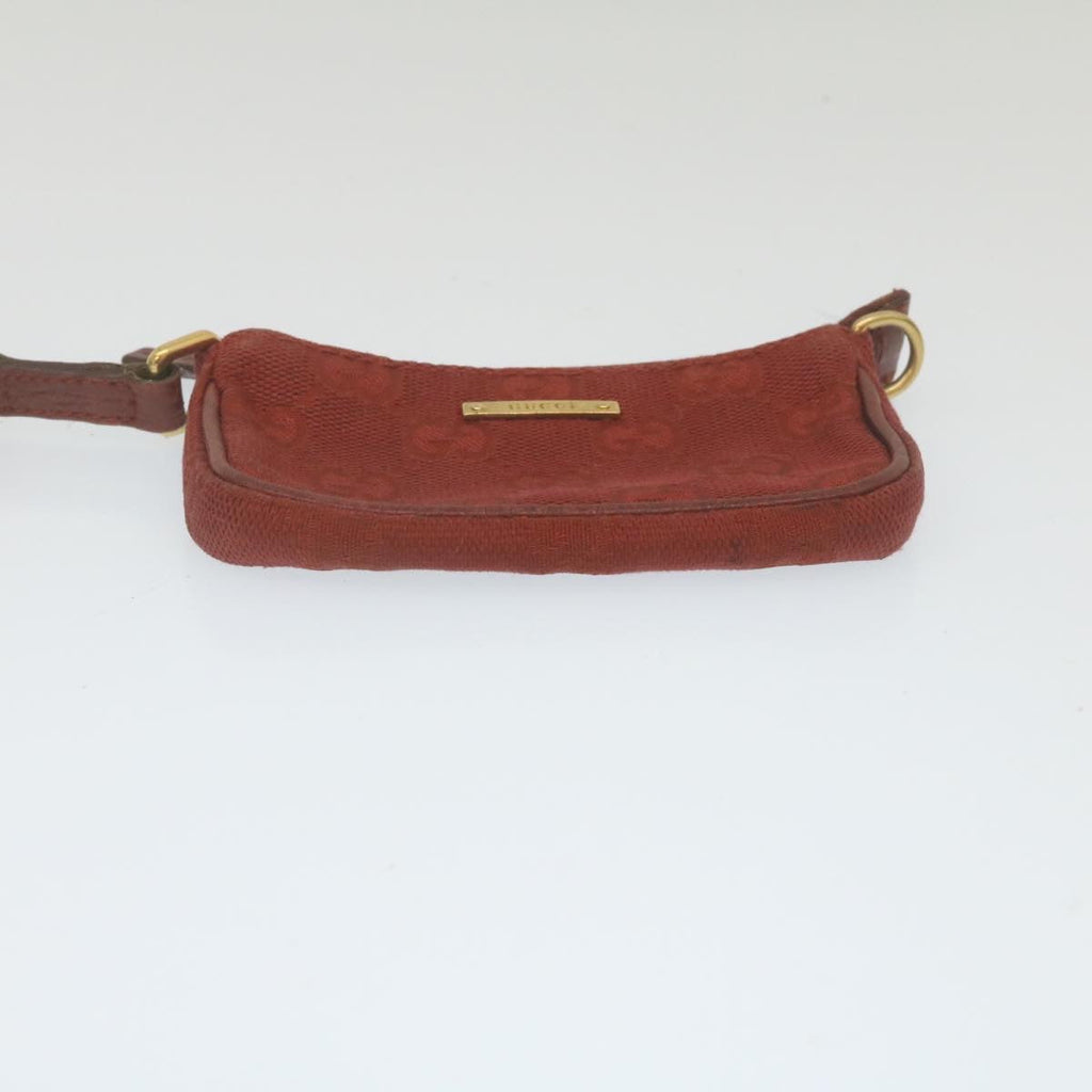 GUCCI GG Canvas Coin Purse Red  29473