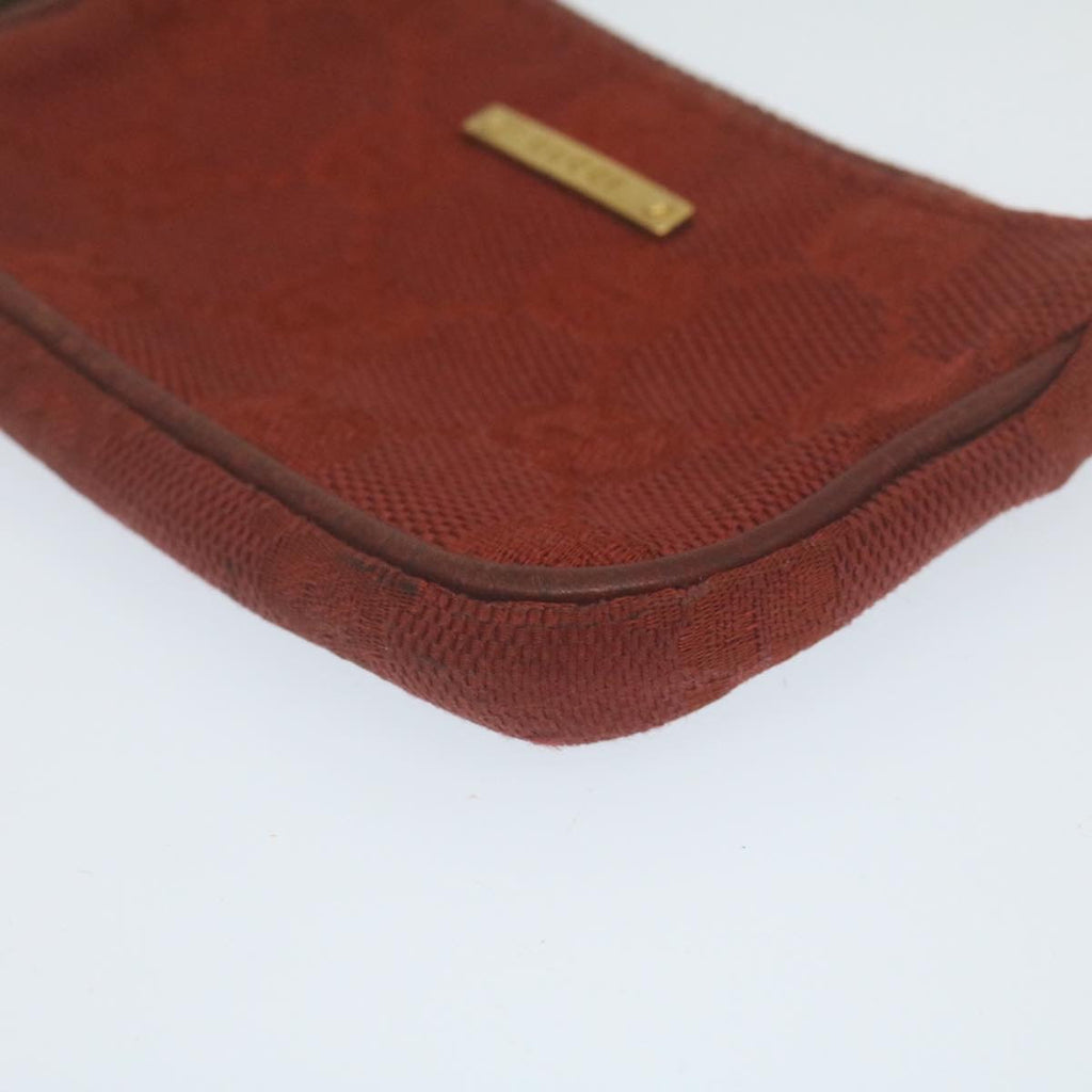 GUCCI GG Canvas Coin Purse Red  29473