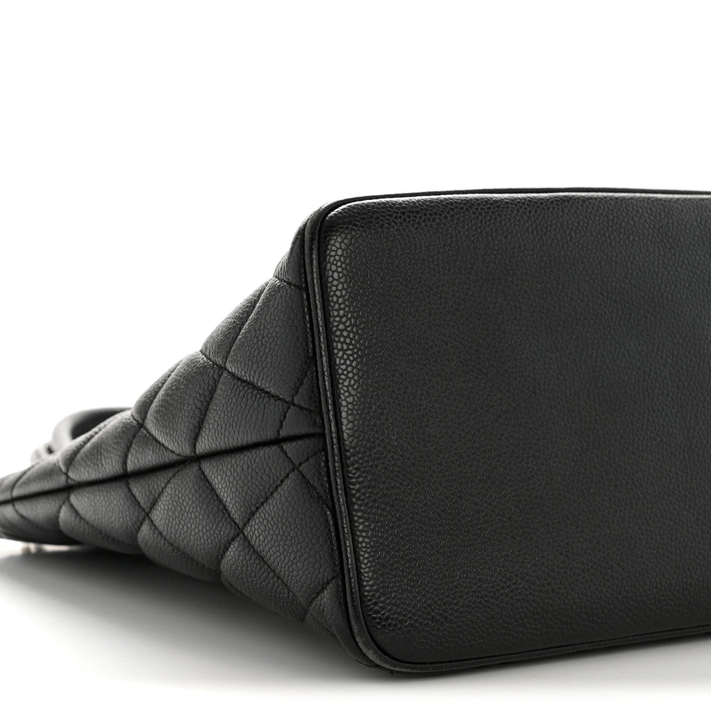 Chanel Caviar Quilted Medallion Tote Black