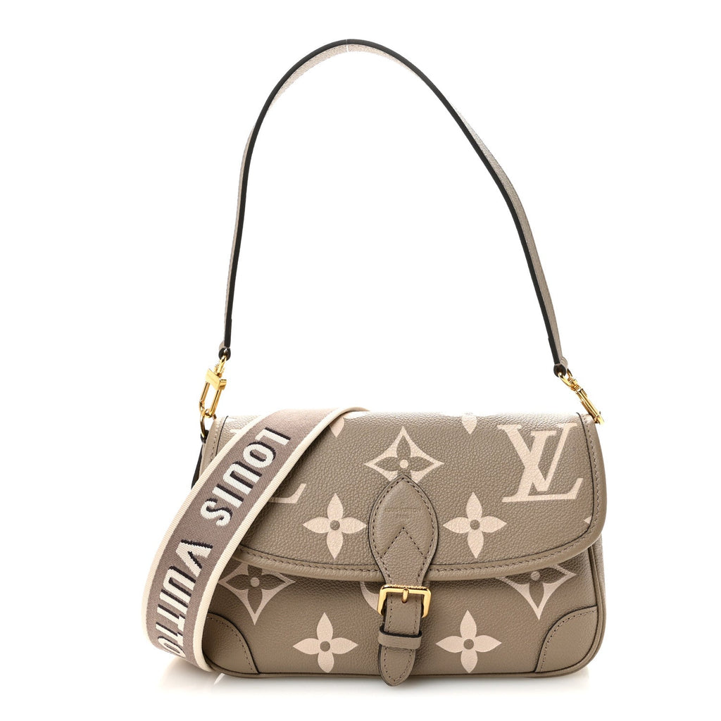 Louis Vuitton Empreinte Monogram Giant Diane Tourterelle Creme