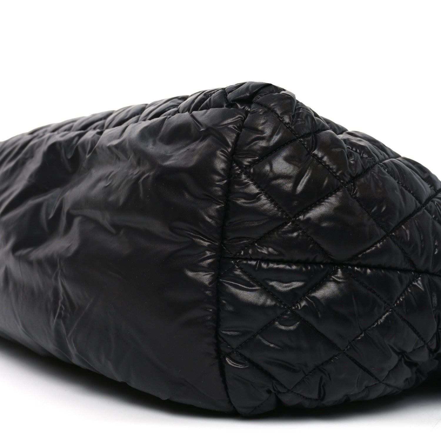 Chanel Nylon Quilted Large Coco Cocoon Tote Black