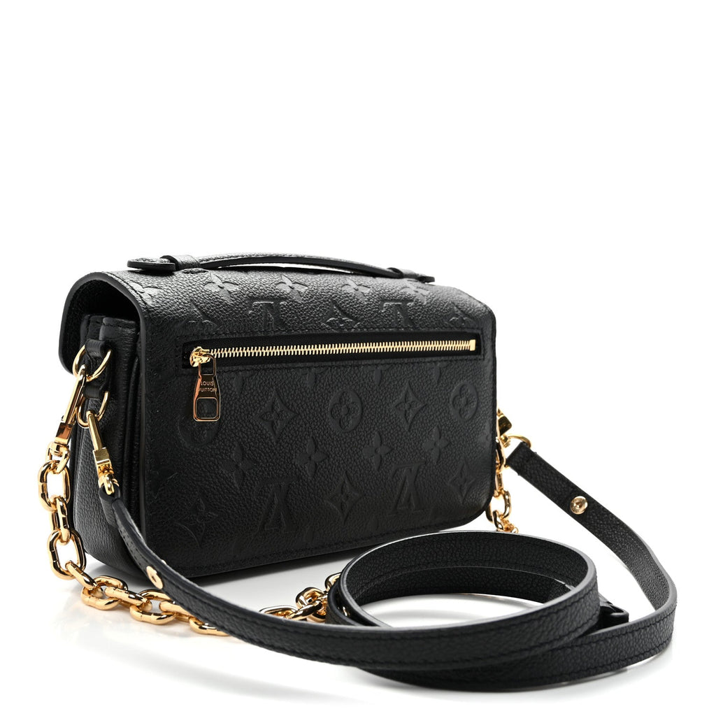 Louis Vuitton Empreinte Pochette Metis East West Black