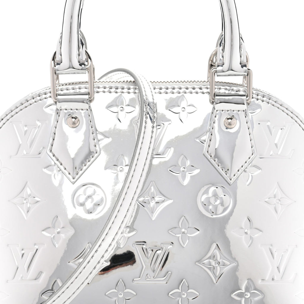 Louis Vuitton Monogram Miroir Alma BB Silver