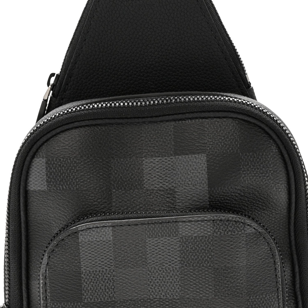 Louis Vuitton Damier Graphite Pixel Avenue Sling Backpack Gris