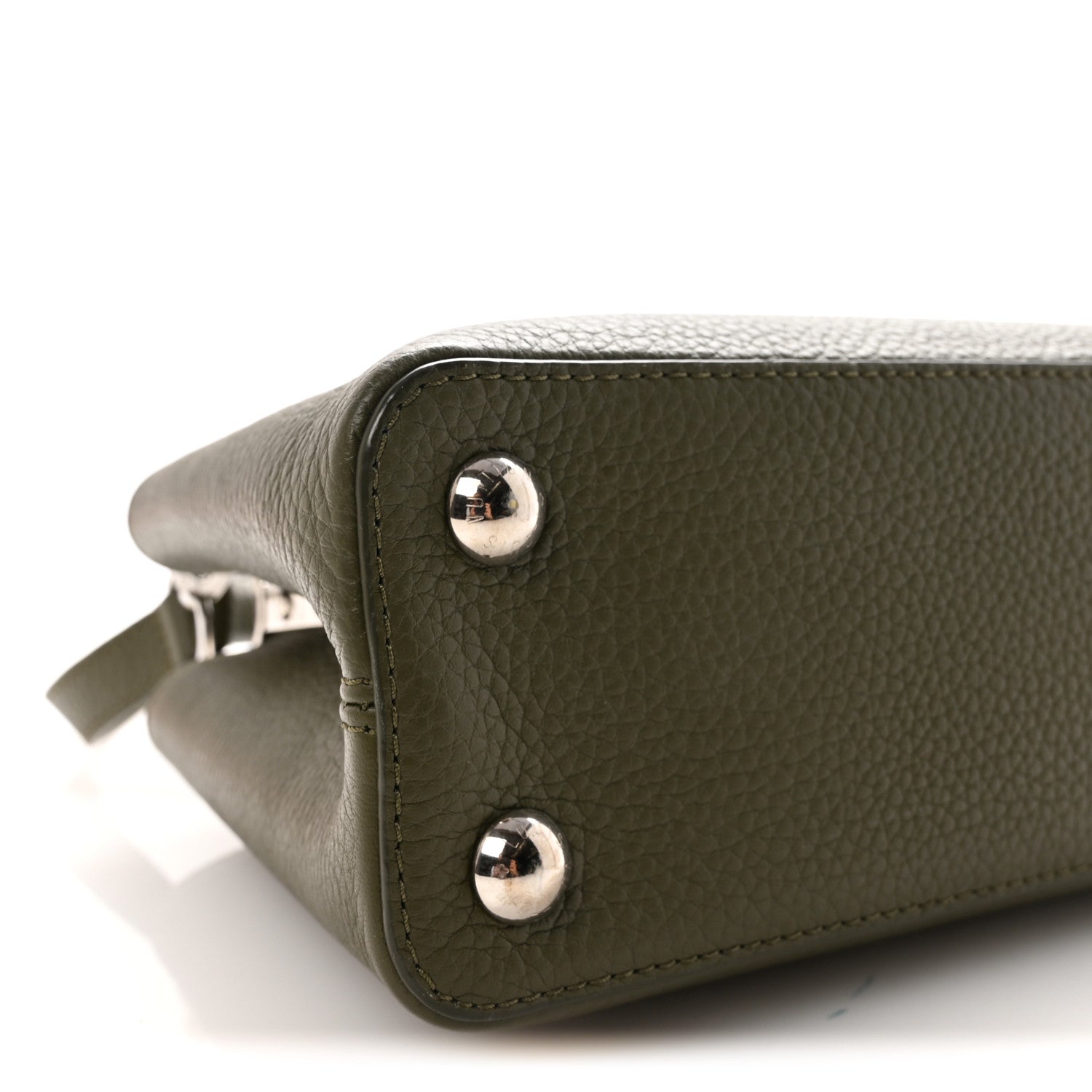 Louis Vuitton Taurillon Capucines BB Khaki