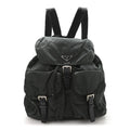 Prada Nylon Vela Medium Backpack Green