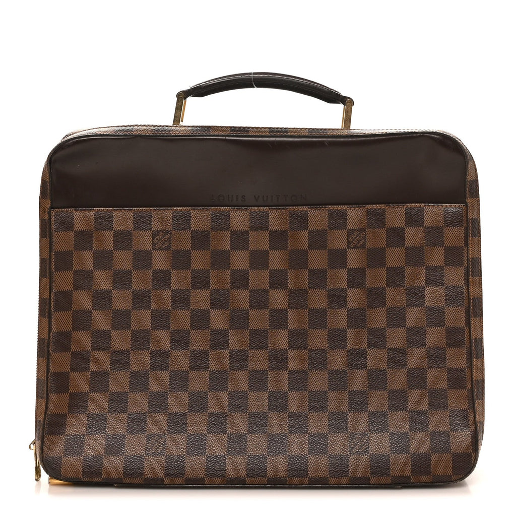 Louis Vuitton Damier Ebene Porte Ordinateur Sabana Computer Case