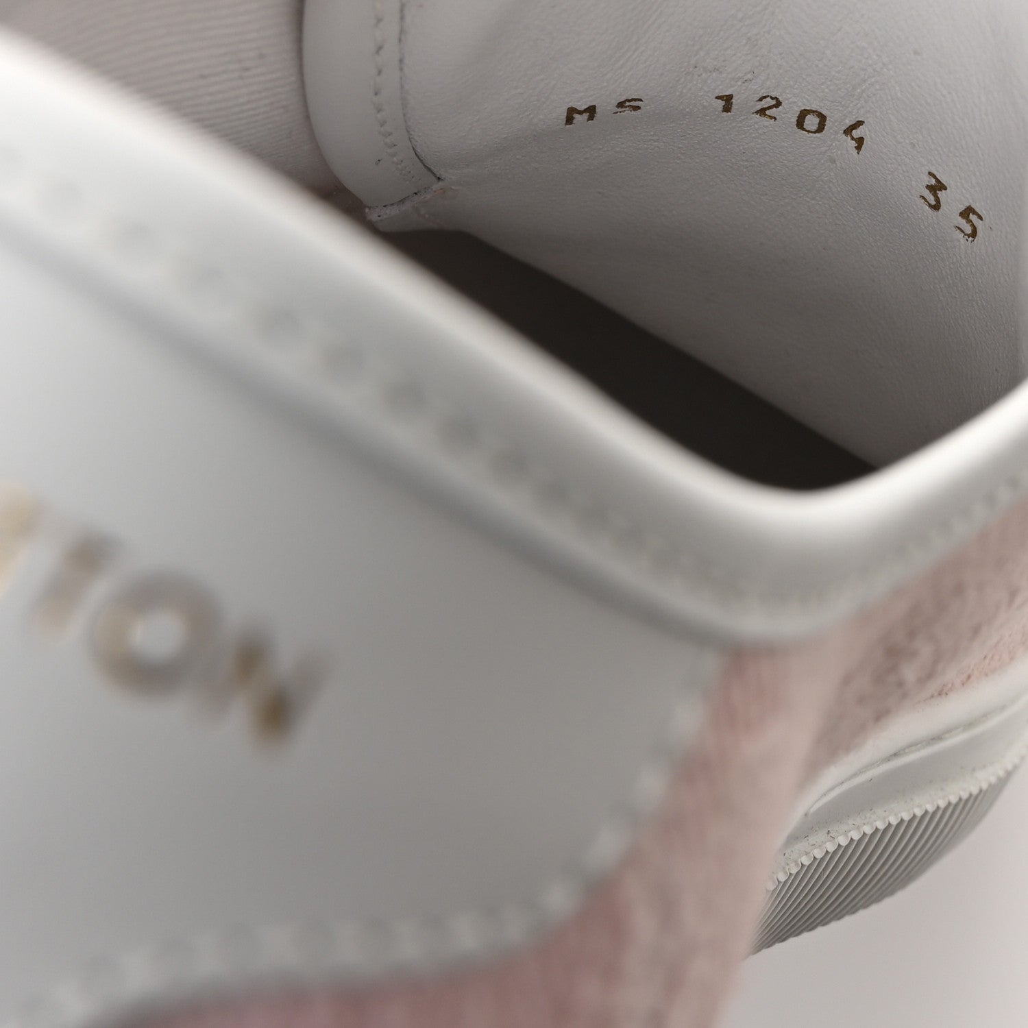 Louis Vuitton Denim Monogram Lagoon Sneakers 35 Pink