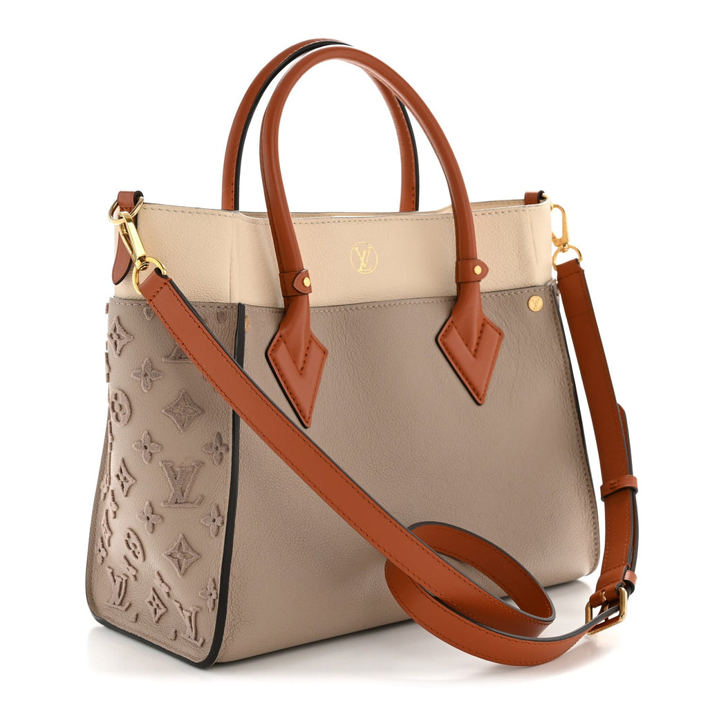 Louis Vuitton Calfskin Monogram Tufting On My Side Galet