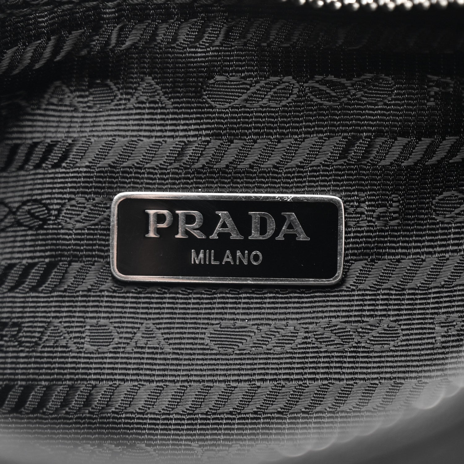 Prada Tessuto Nylon Saffiano Mini Re-Edition 2005 Bag Black
