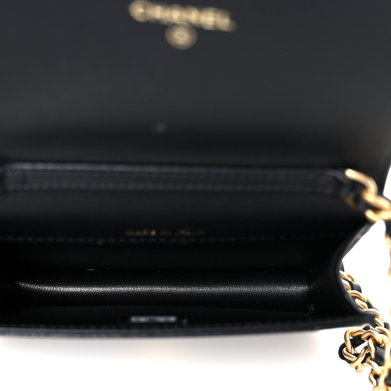 Chanel Lambskin Quilted Mini CC Flap Black