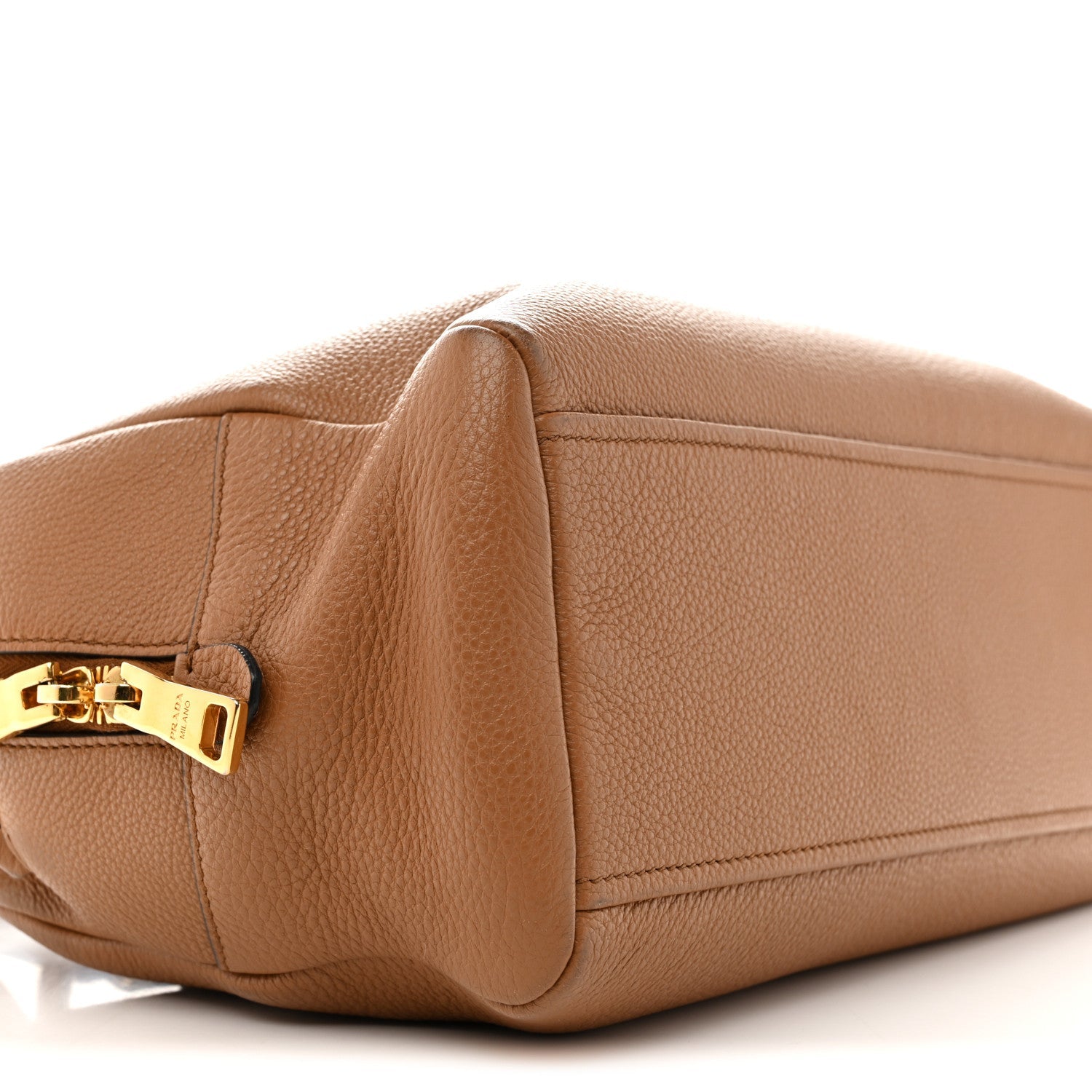 Prada Vitello Phenix Bauletto Caramel