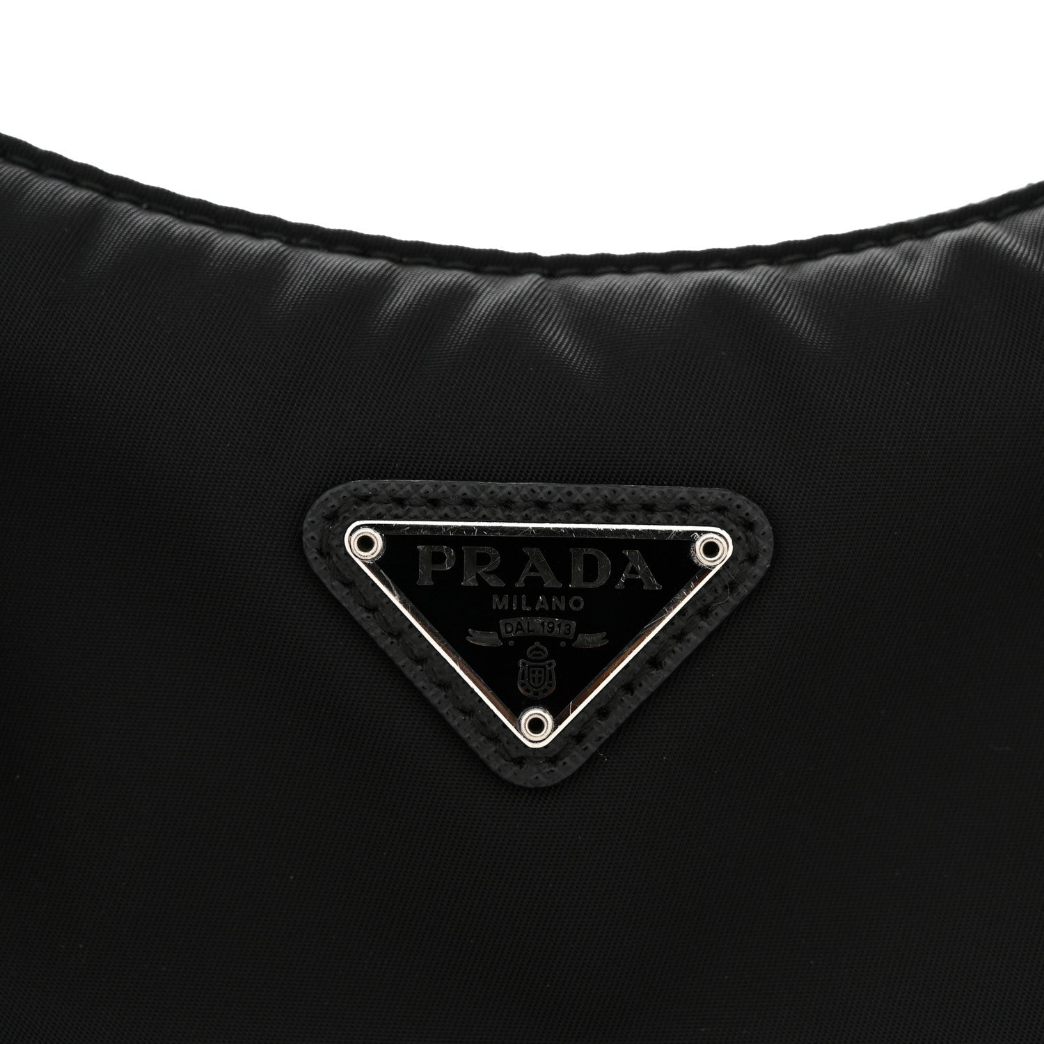 Prada Tessuto Nylon Mini Re-Edition 2000 Bag Black