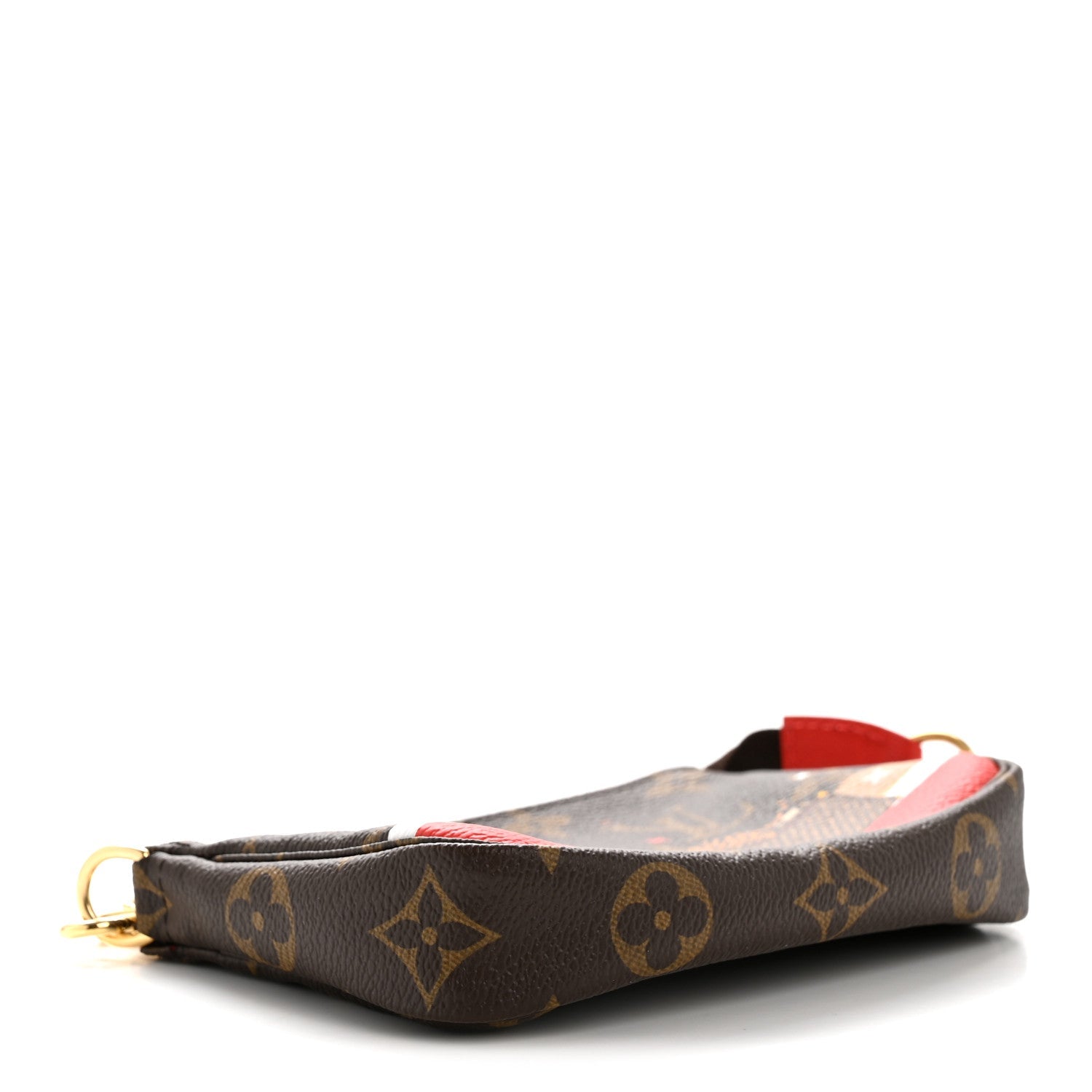 Louis Vuitton Monogram 2018 Christmas Animation Mini Cats Pochette Accessories