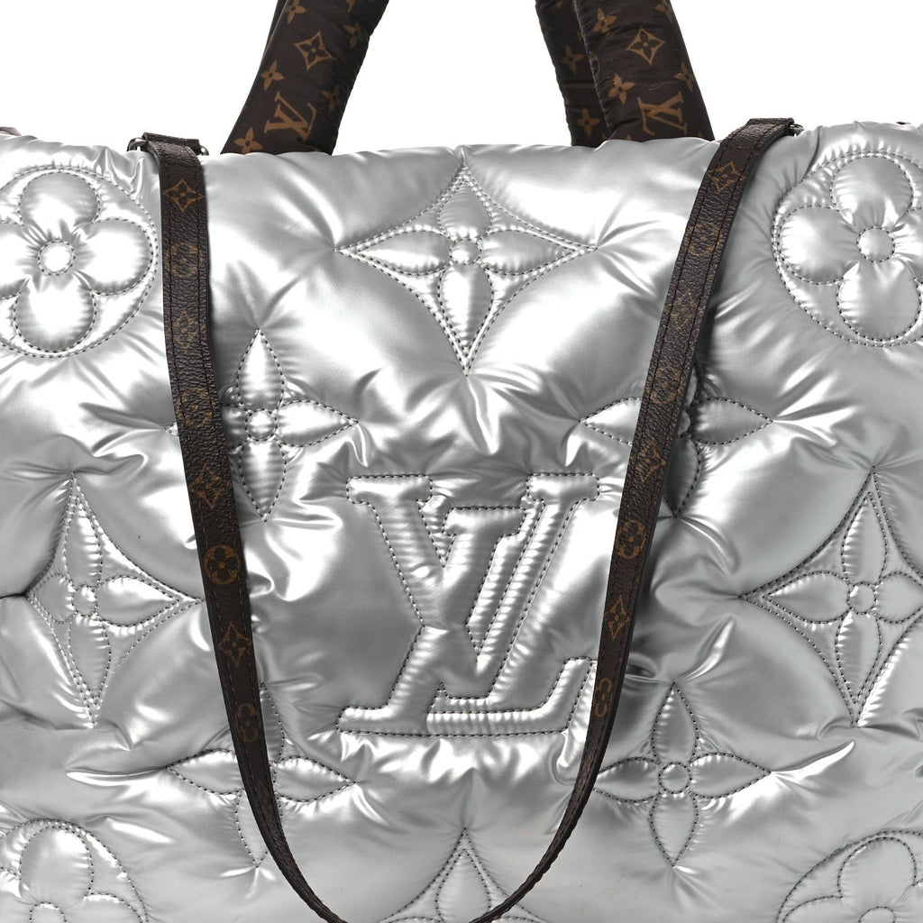 Louis Vuitton Econyl Monogram Pillow Giant Onthego GM Silver
